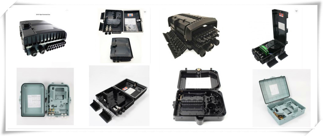 Waterproof Fiber Optic Distribution Box 16 Core For FTTH FTTB FTTX Network