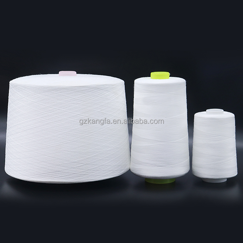 Quilting Kangfa 100% Spun Polyester Sewing Thread Yarn 60/2 Tfo Knotless Dyeing Tube