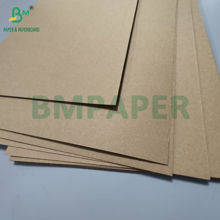 Kraft Brown Corrugated Paper Board N Flute For Logistics Packaging 70 x 100cm