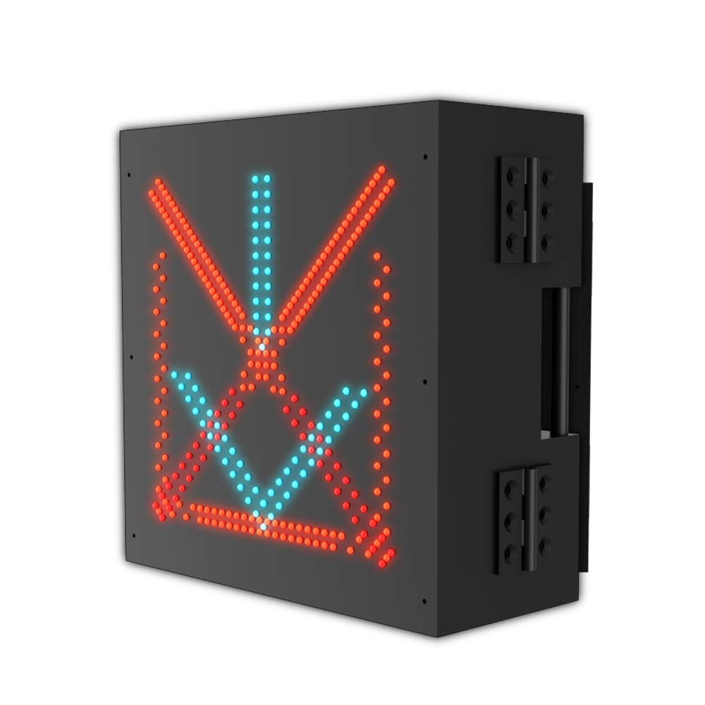 P10mm P16mm LED Lane Control Signs Parking Lot Exit Signs Signal