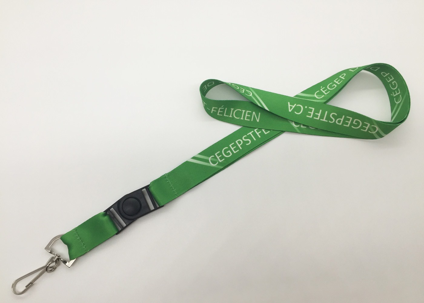 Dark blue stylish 20 mm Customized Sublimation Lanyards for exhibitions