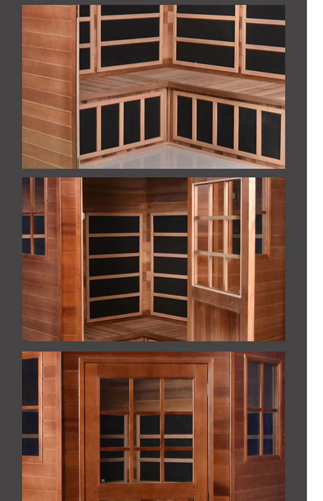 Garden Cabin Outdoor Steam Sauna , Outdoor Wooden Sauna Room