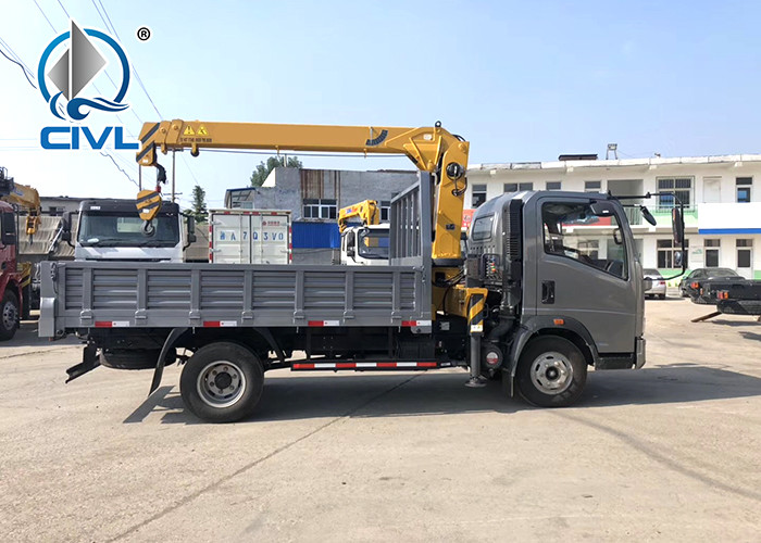 CIVL Howo 4x2 Truck Mounted Crane 10 Tons Telescopic Boom Crane