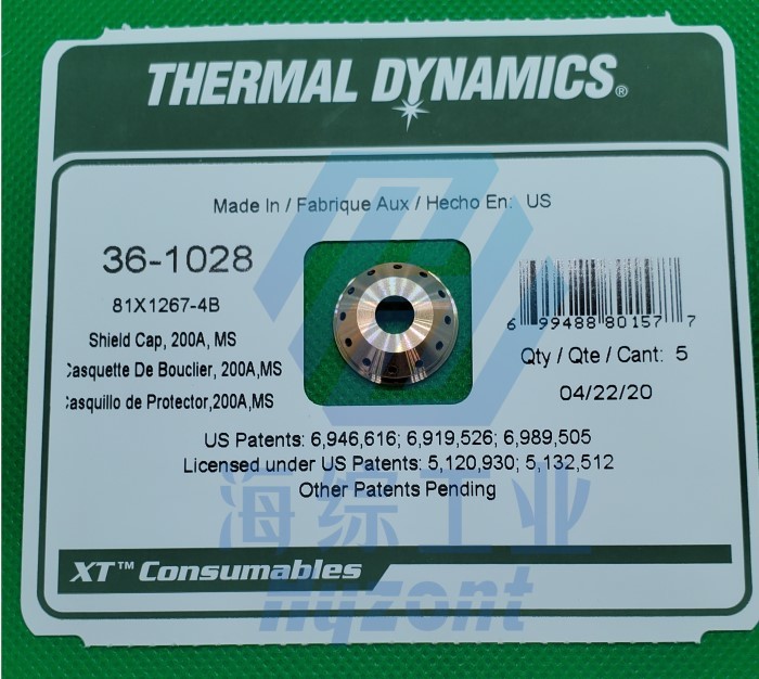 200A 36-1028 Thermal Dynamics Mechanized Shield Cap