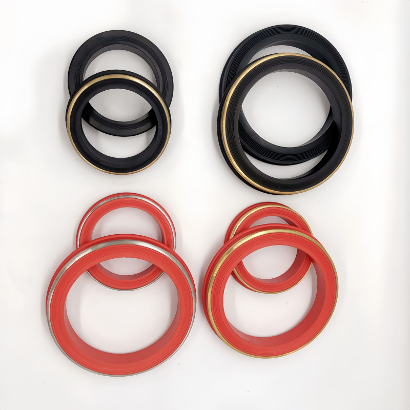Brass Or Stainless Steel Backup Rubber Union Ring NBR HNBR FKM Setting Tool Hammerless Union Seals