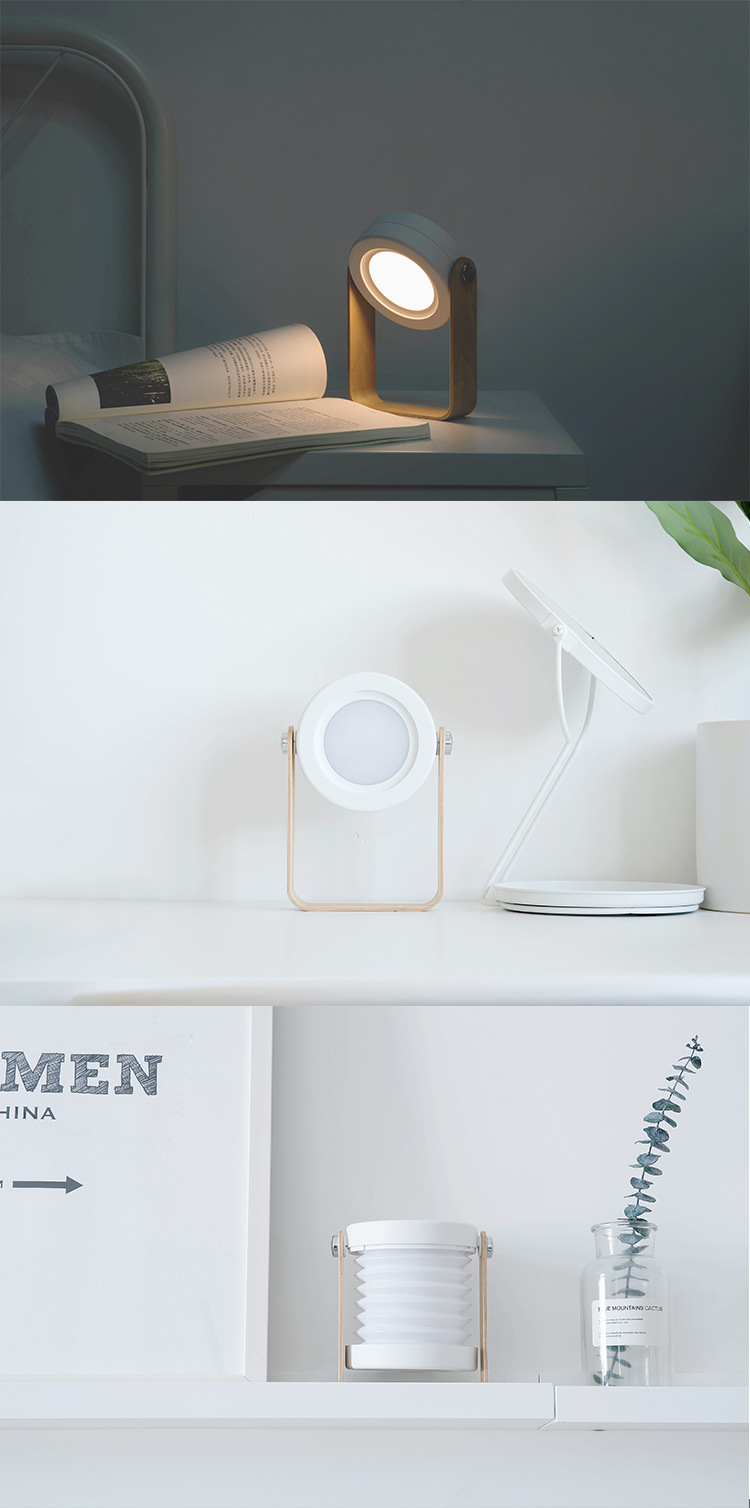 Rechargeable 1200mAh DC5V 15W LED Touch Desk Lamp Folding LED Lantern