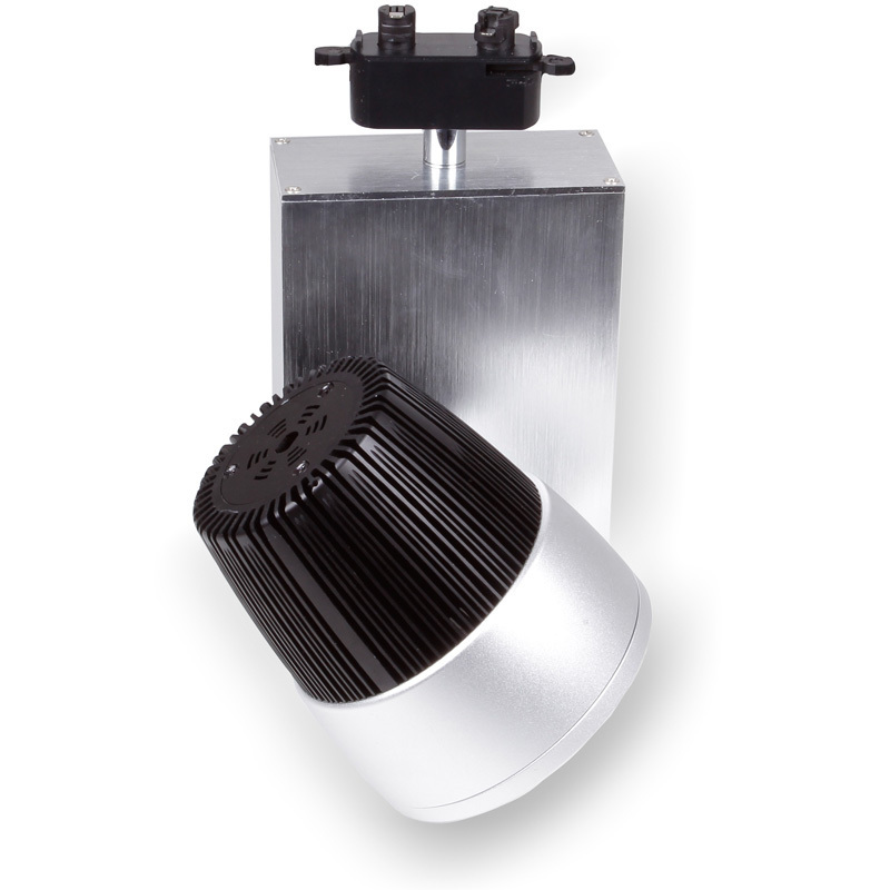 high quality 50w led cob track light rail light AC85-265V led COB light source white/black color 500