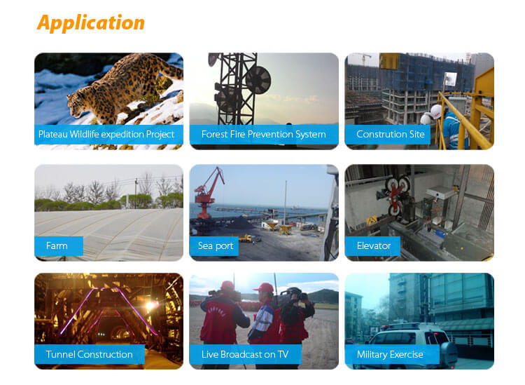 Outdoor Digital Wireless Ethernet Bridge OFDM Modulation 5.8GHz 8km