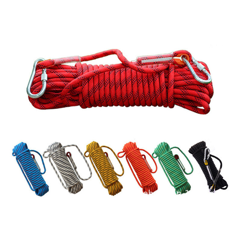 2000lbs Nylon Climbing Rope Cord High Strength Nylon Static Rope Cord Lightweight Cord
