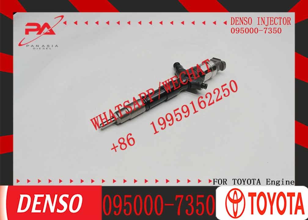 New Common Rail Diesel Fuel Injector 095000-7350 23670-30210 For TOY0TA 1KD-FTV