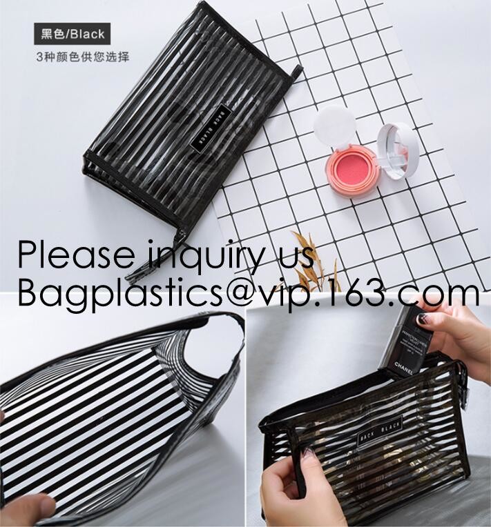 Cosmetic Bag Women Makeup Organizers Clear PVC Cosmetic Cases Toiletry Bag Purse Transparent Pouch,Tote Travel Toiletry