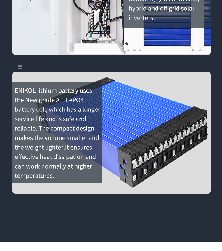 200ah 100ah High Voltage Lifepo4 Battery 5kw 10kw 48V Lto Solar Battery