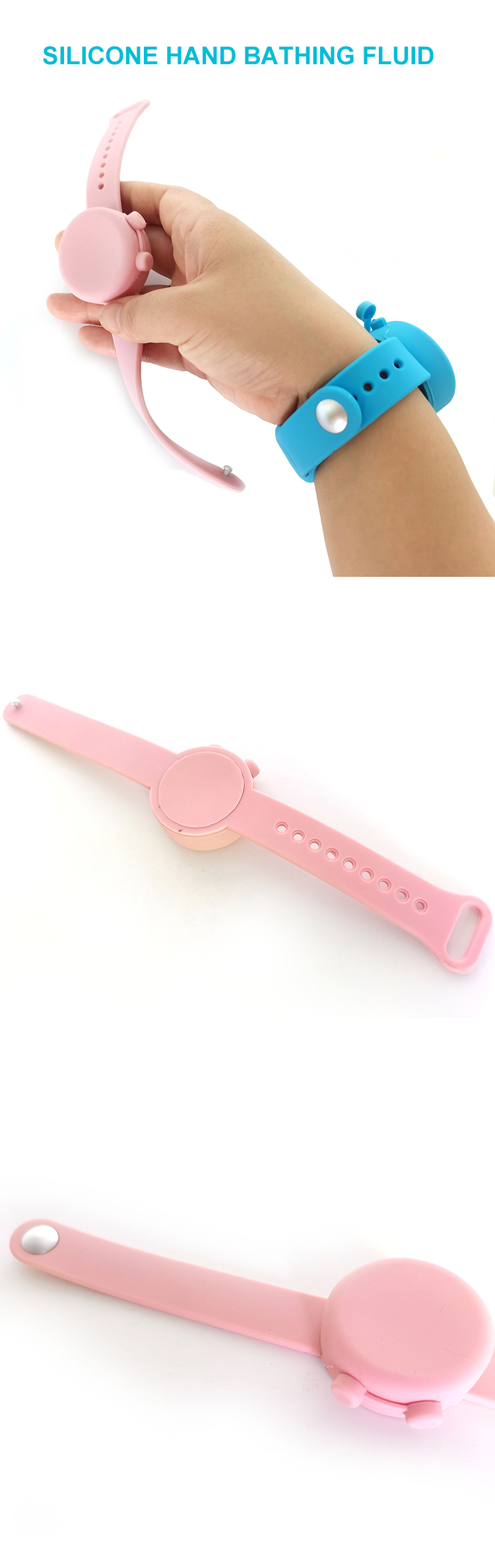 OEM Supported Classic 10ml 14g Hand Sanitizer Bracelet
