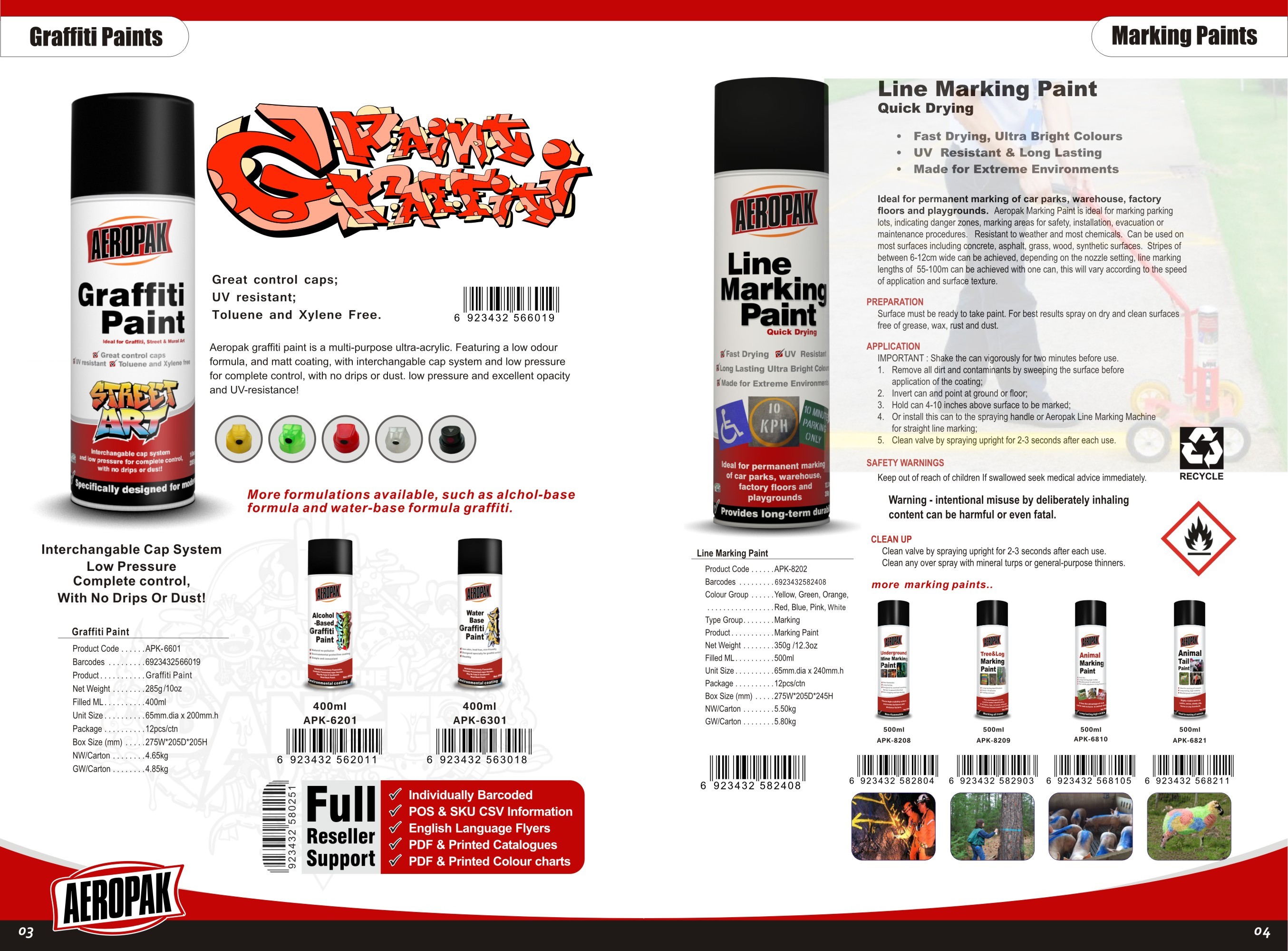 Eco Friendly Marking Spray Paint , Animal Marking Paints For Pig / Sheep / Cattle