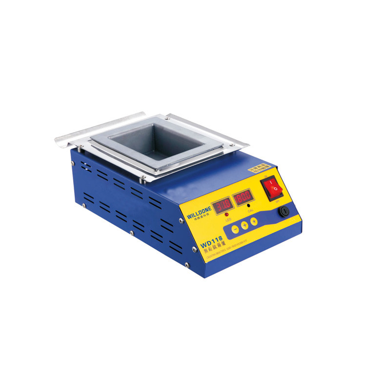 600w Solder Melting Pot , Lightweight Solder Tinning Pot 327 * 175 * 120mm