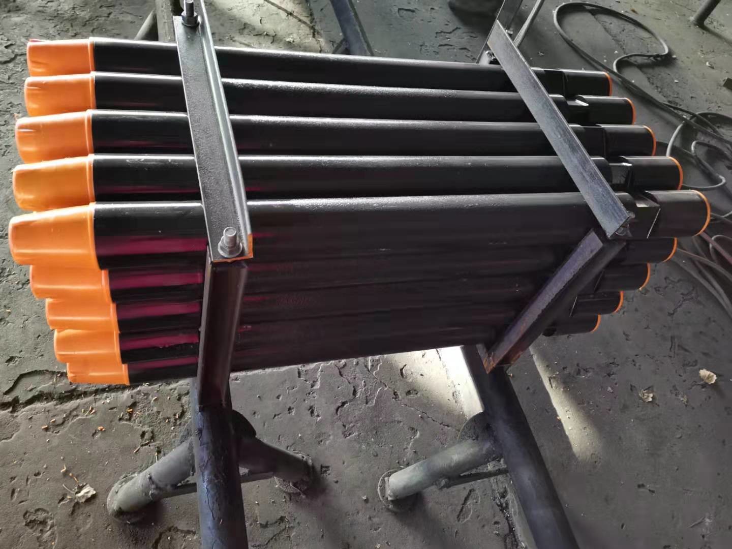 Hex And Round Shape Threaded Drill Rod For Rock Drill , Tungsten Carbide Material