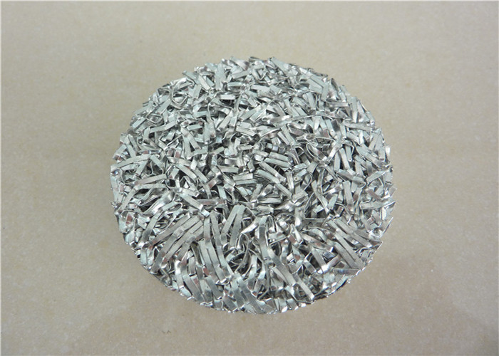 White Knitted Aluminum Foil Mesh Dia118mm Length Customized For Auto