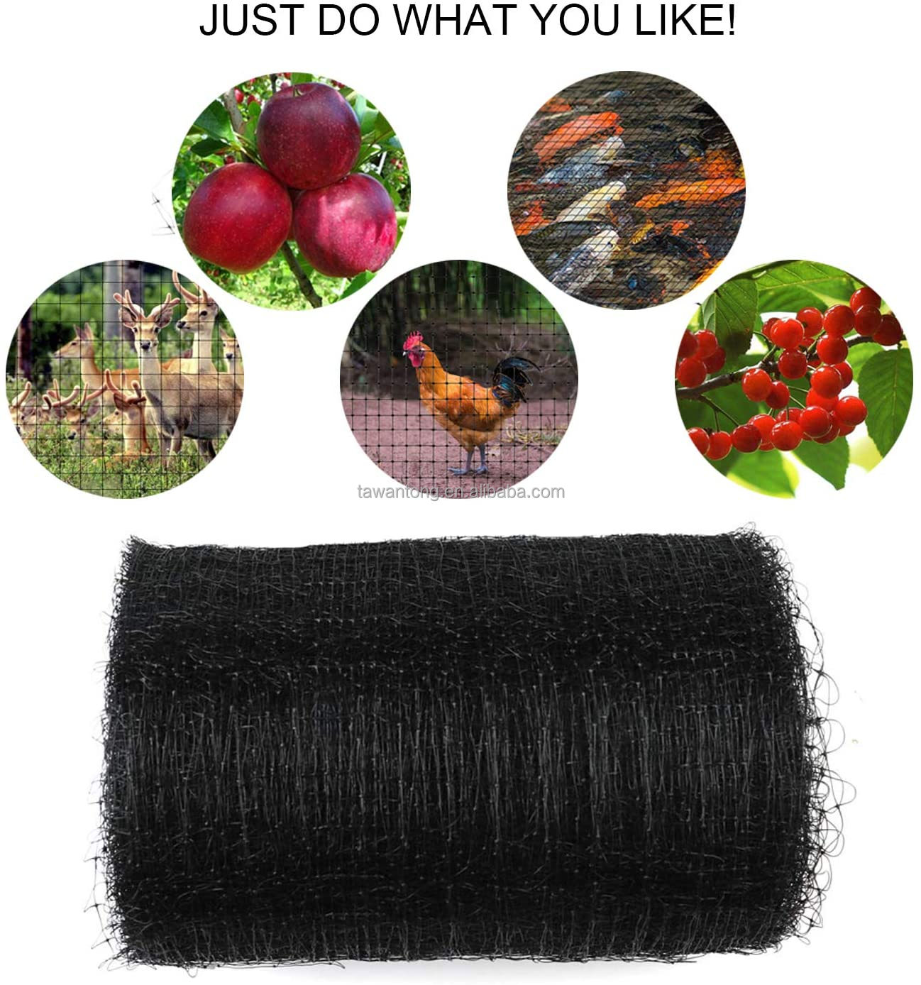 PP/HDPE 13gsm Anti Bird Netting for Crop and Fruit Trees Protection Farming Shielding