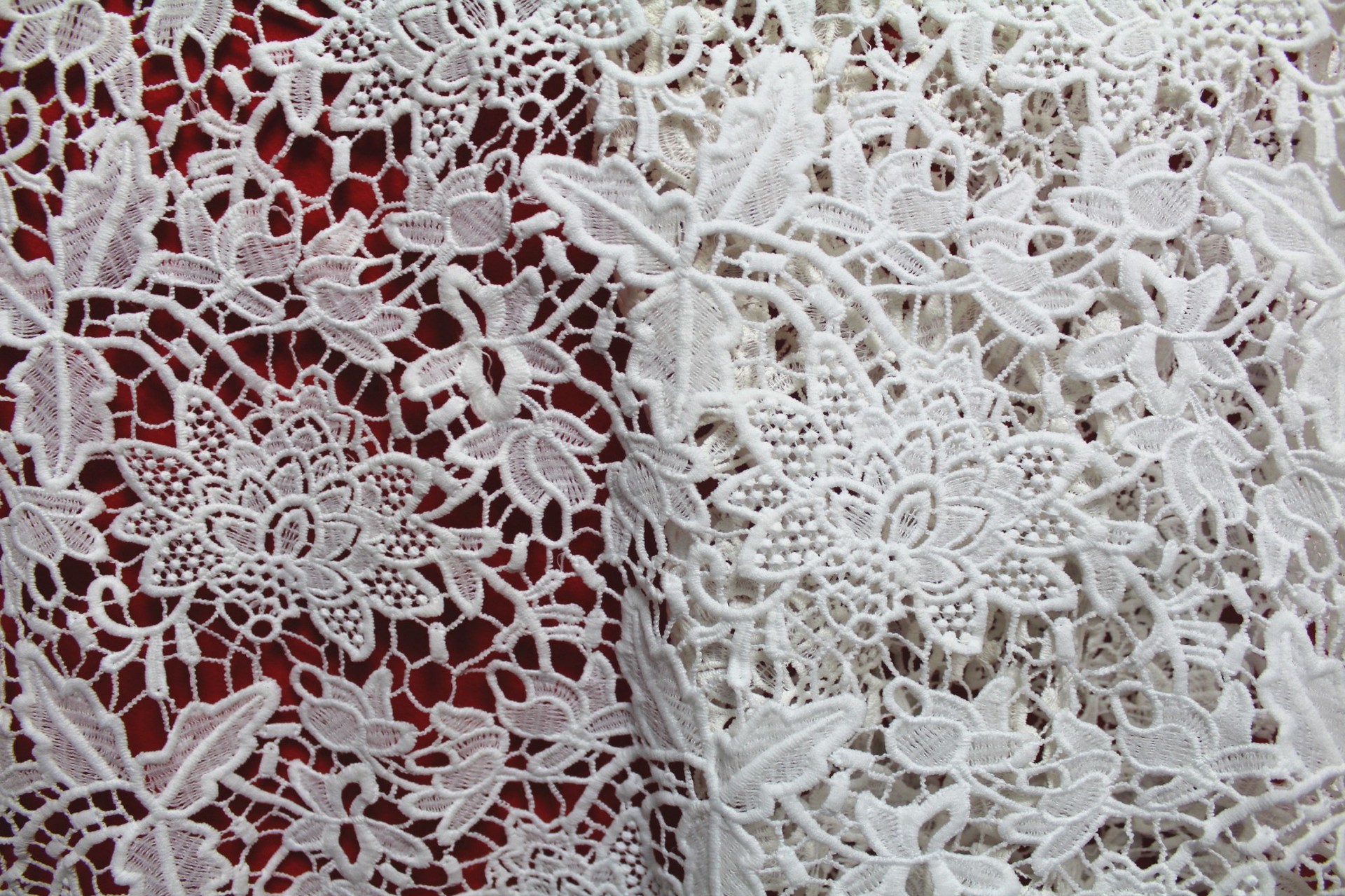 Apparel Accessories Chemical Lace Fabric Water Soluble Embroidery lace fabric