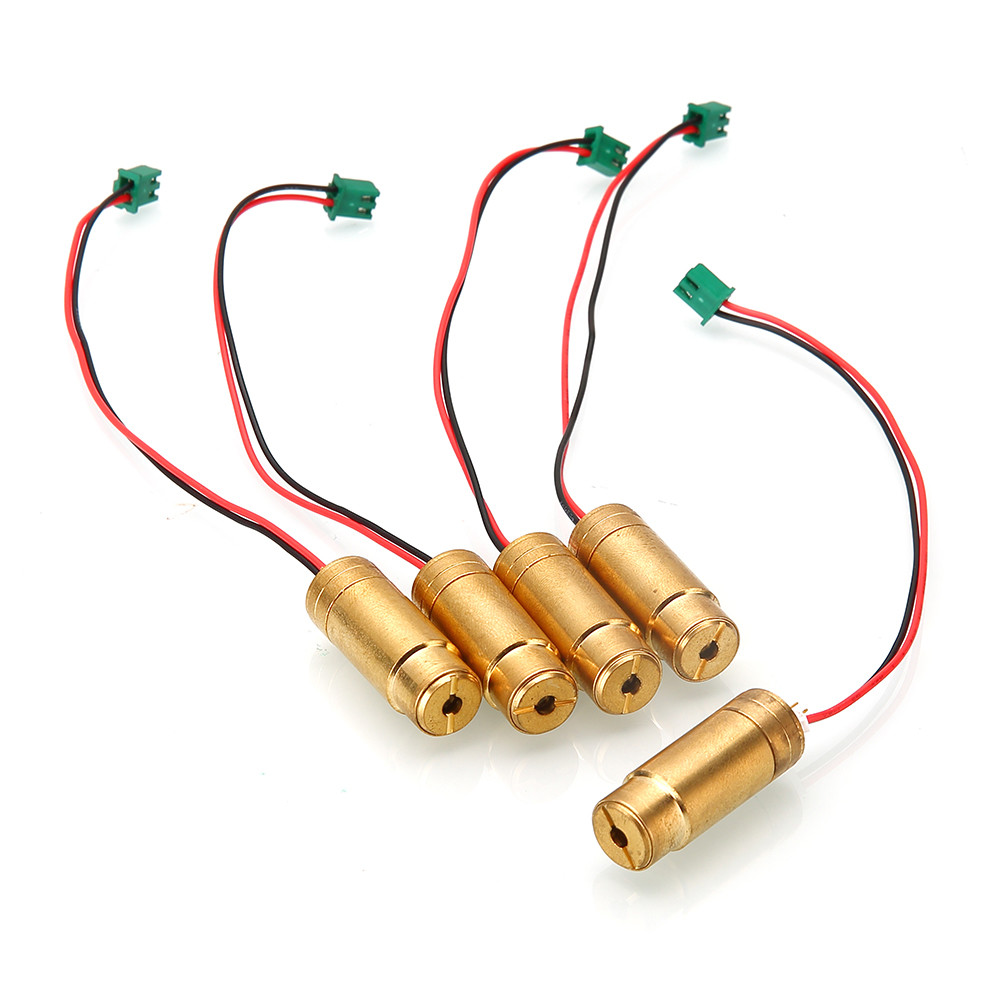 Brass 5V RGB 100mw Green Laser Diode Module