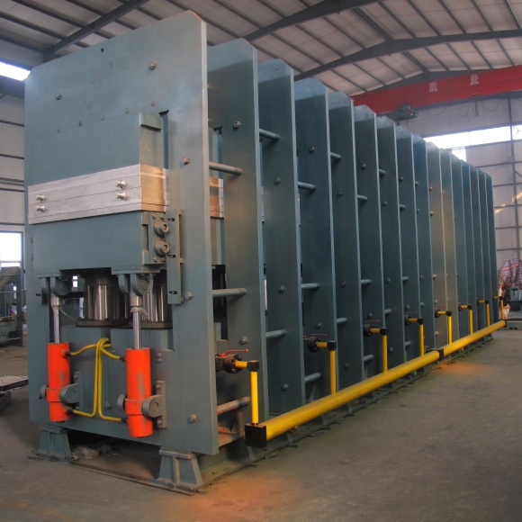 Automatic Conveyor Belt Hydraulic Curing Press Machine With Hot Press Function