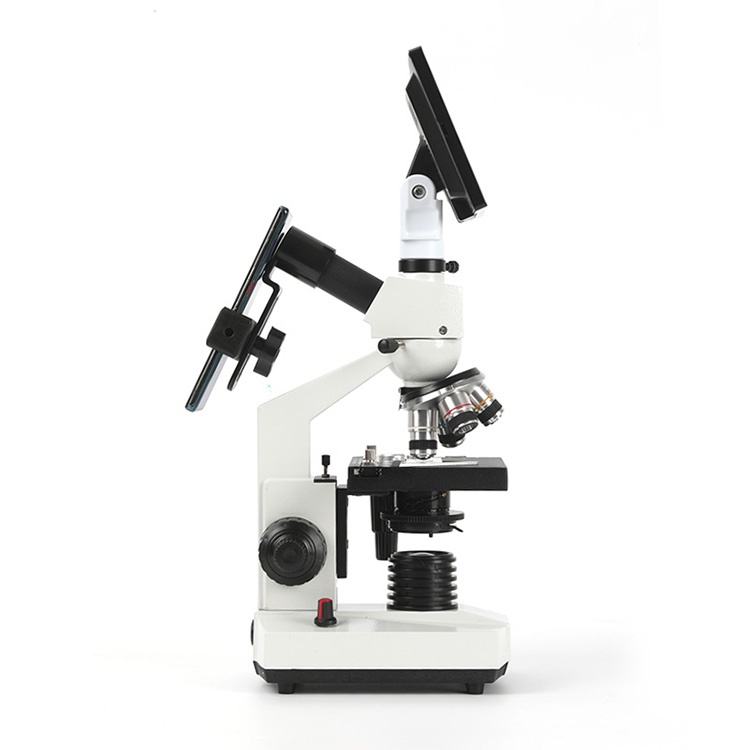 Trinocular Drawtube Electron Microscope for Display in Biology Scientific Experiments