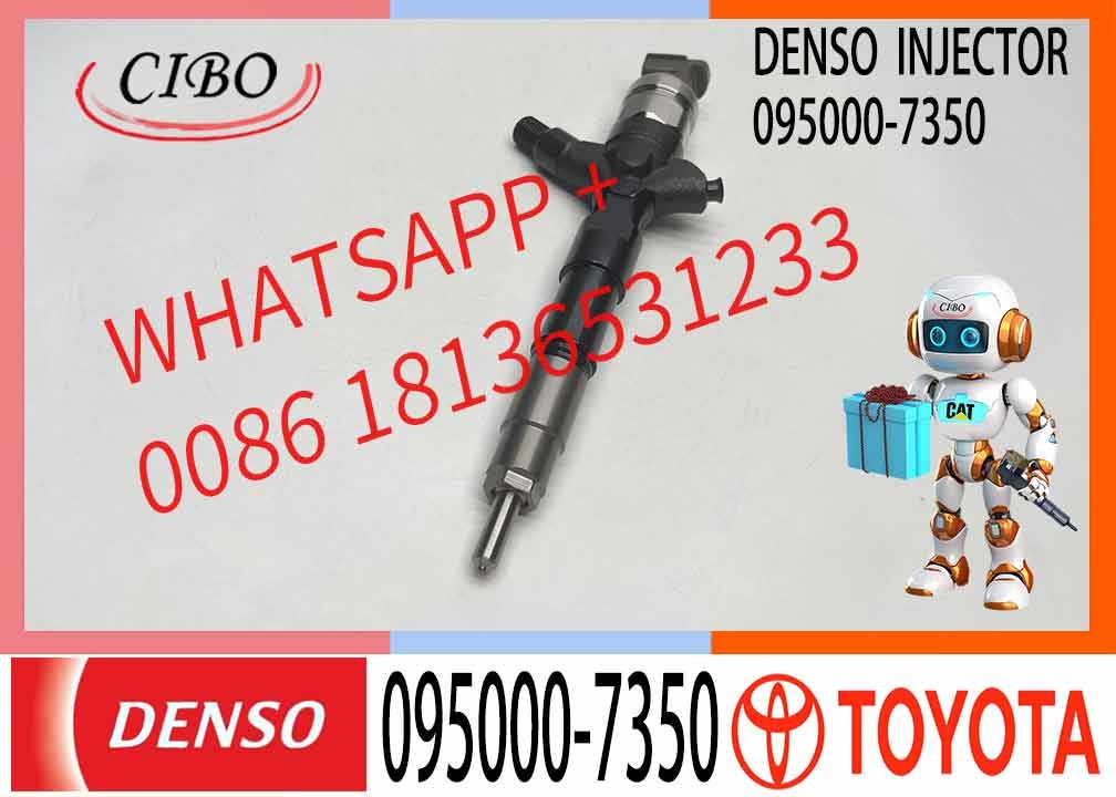 New Diesel Fuel Common Rail Injector 095000-7350 23670-30210 For TOYOTA LAND CRUISER 1KD-FTV D-4D PRADO J120 EURO 3 3.0D