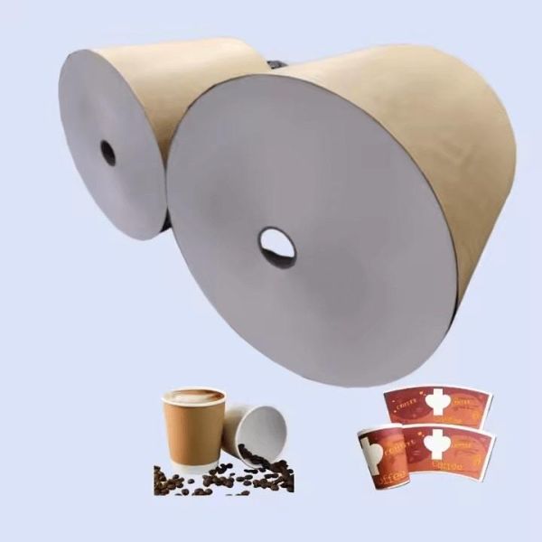Recycled Raw Synthetic Paper Rolls with PE Coated for Coffee Cup Making