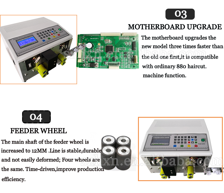 Abaca Insulated Cable Braided Wire Stripping Machine Stripping Length 0-25mm Range 0.1-8.0 mm2