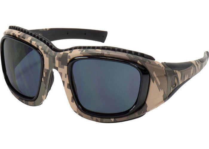 Unique Design Mountaineering Sunglasses High Density Material Impact Resistance