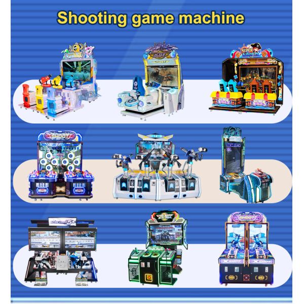 Amusement Park Ball Arcade Machines Carnival Monster Realms Tv Gun Game