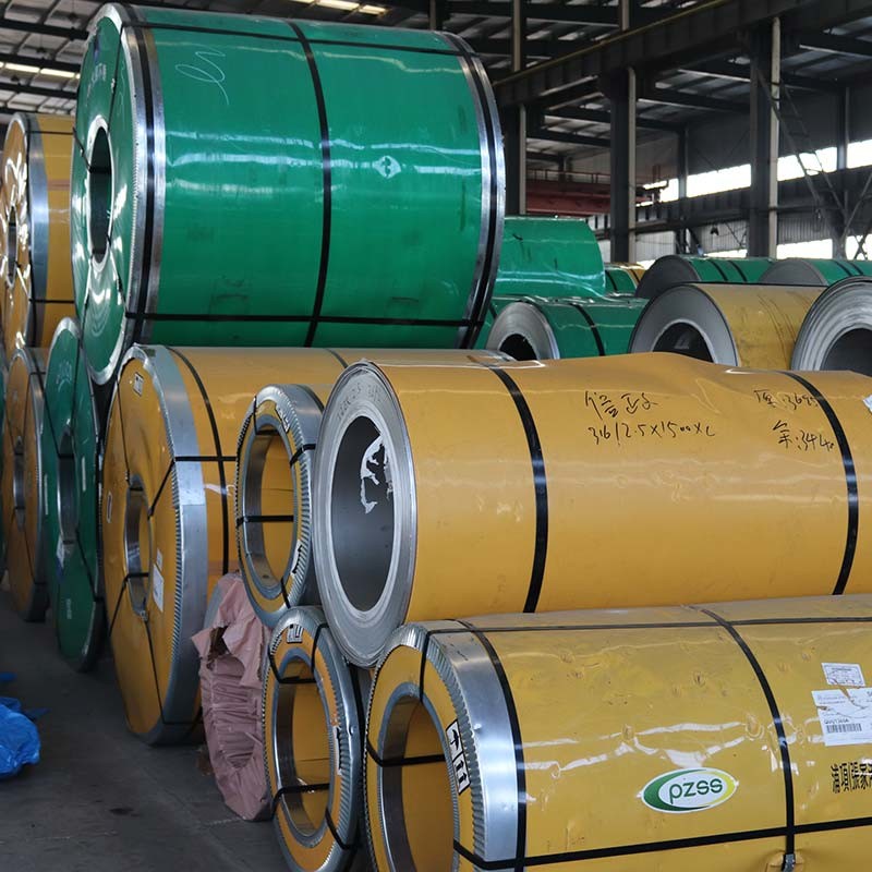 304 Stainless Steel Coil 800x2mm 2B BA Finish Cold Rolled Steel Coil For Products