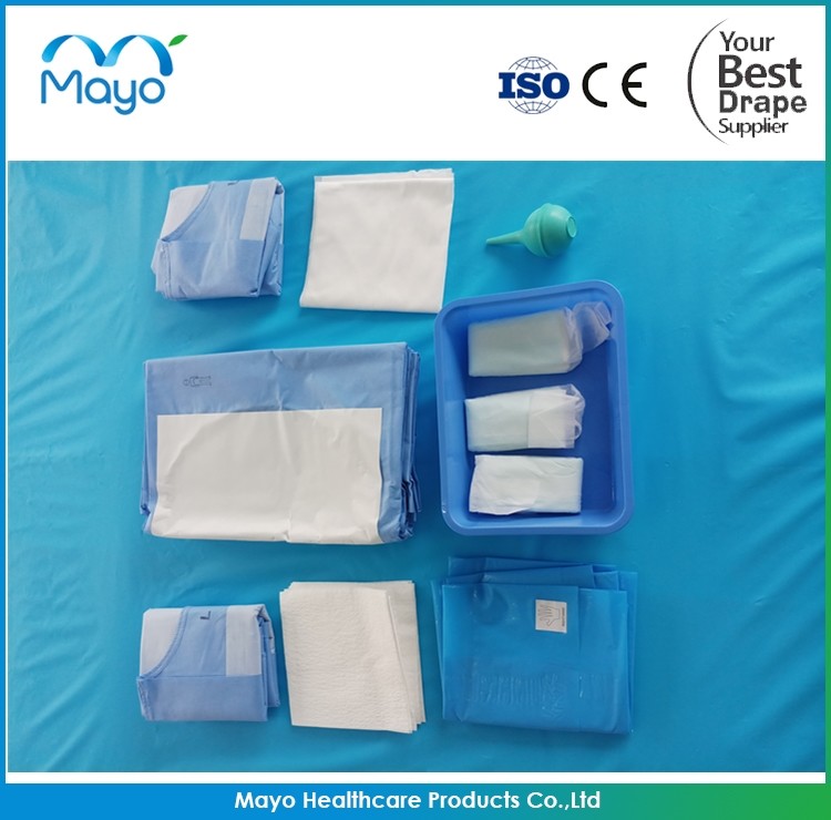 FDA CE ISO13485 Surgical Sterile C Section Pack Caesarean Section Pack