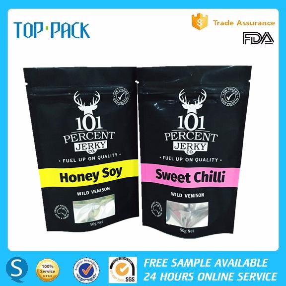 Foil Laminated Laser Custom Hologram Custom Stand Up Pouch Mylar Zipper Bag