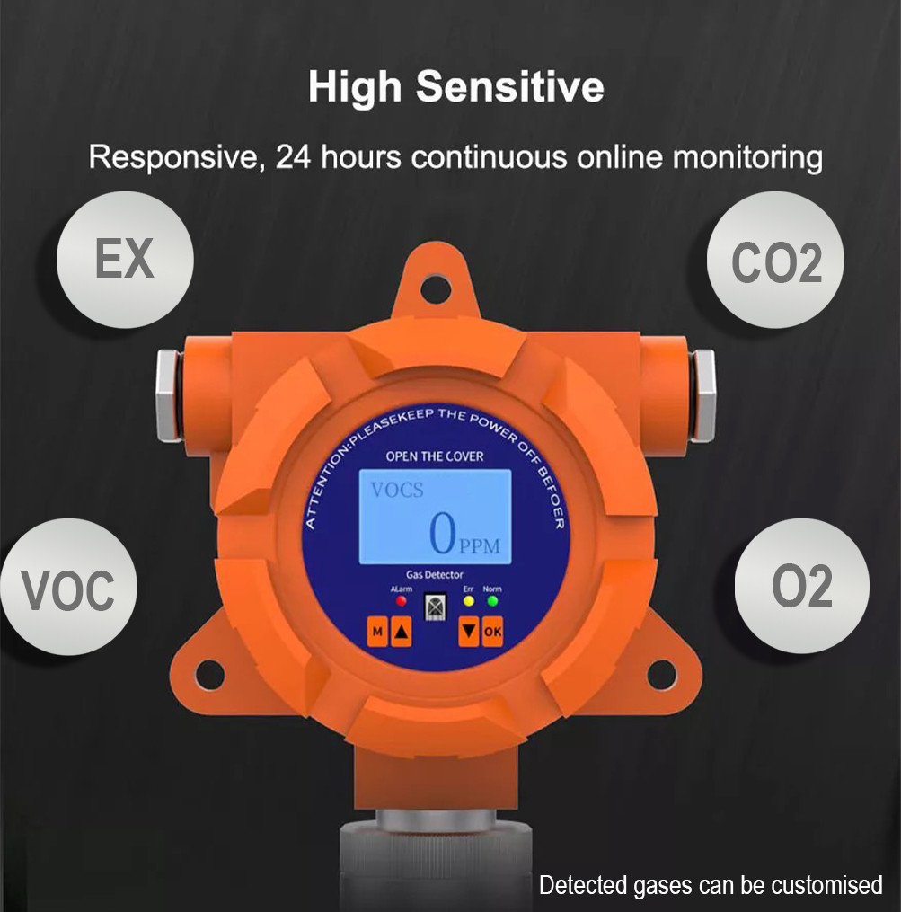 Zetron MIC100 Online Gas Monitoring System Industrial Carbon Monoxide Fixed CO Gas Monitor