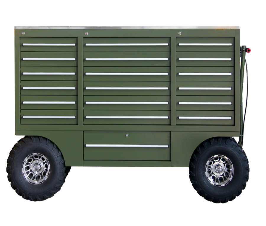 Professional Hand Trolley Cart Made of Cold Rolled Steel for Easy Garage Organization