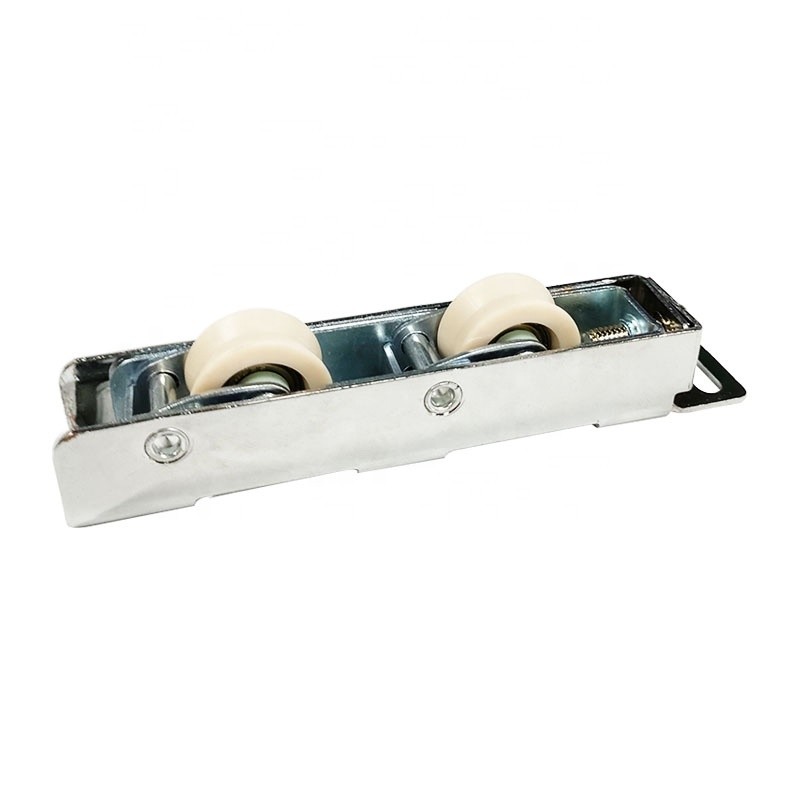 Oxidation Surface Sliding Door Rollers Zinc Nylon Material ODM