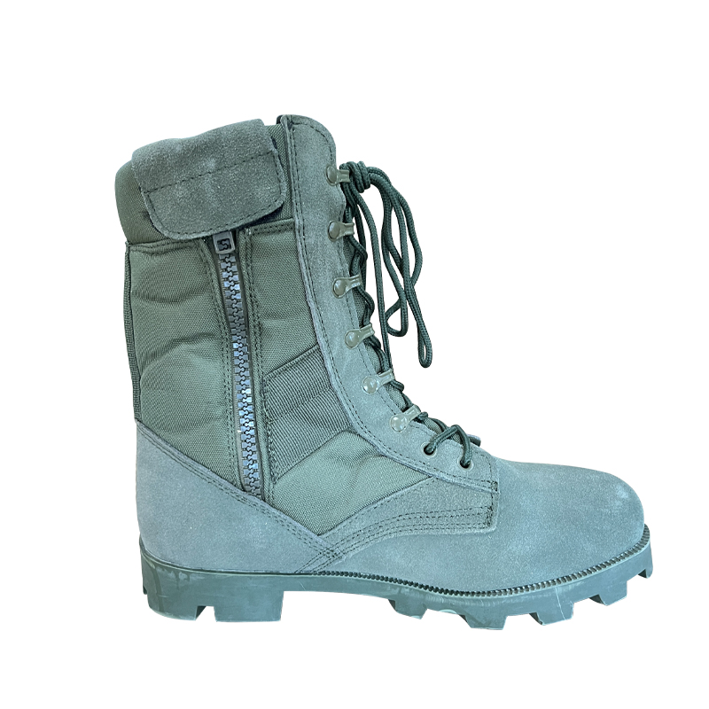 Up-Lace Style Rough Suede Leather Safety Boots with Hard Toecap and Smashing Rubber Sole