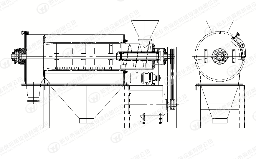 Grain Industrial Screening Machine Horizontal Airflow Sieve Screen