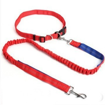 dog leash that goes around waist