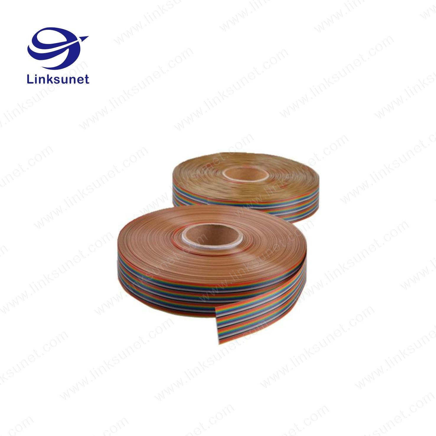 Round Flat Cable Connector UL2651 - 28AWG 1.27MM PICH PVC Twisted Pair Flat Cable