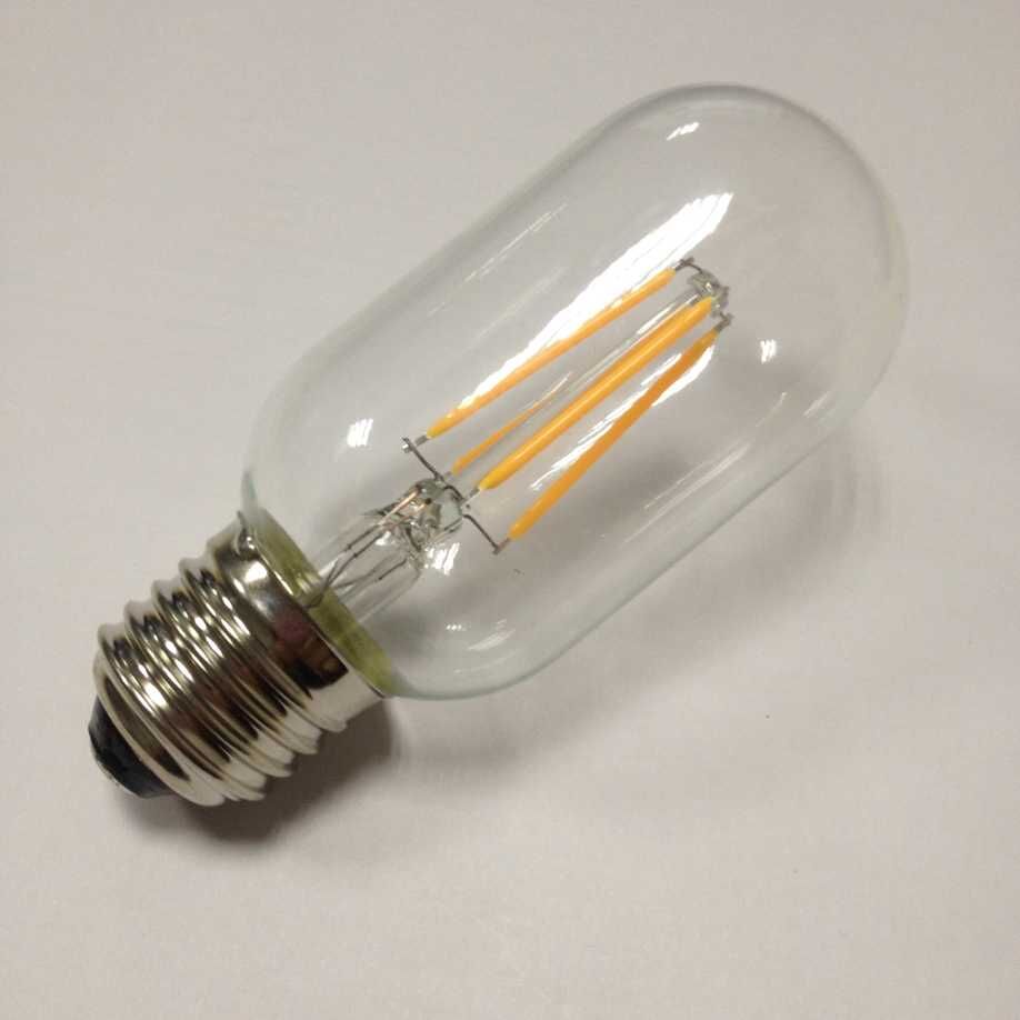 amber glass T45 4W 2W dimmable filament led bulb light medium screw base ETL UL cUL listed