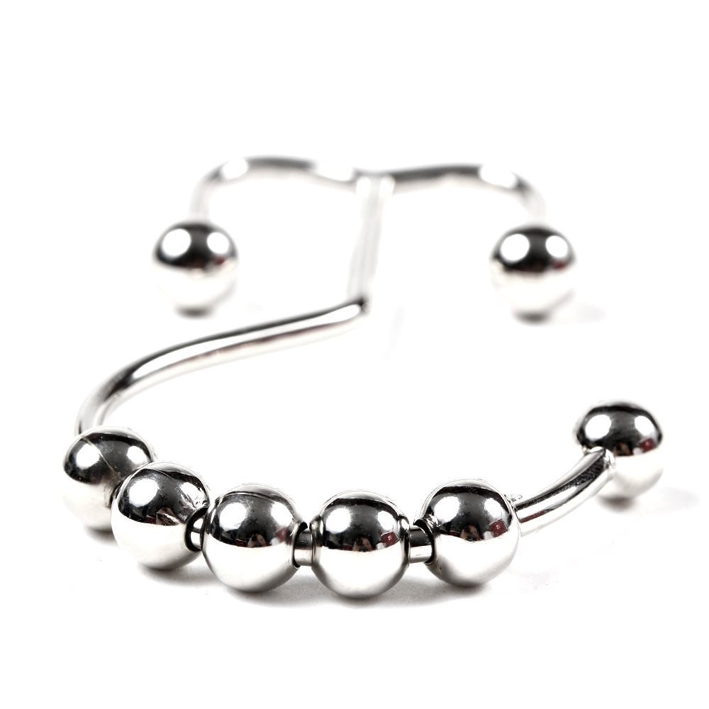 801HD001 Skynavo Stainless Steel Metal Double Glide Shower Curtain Rings Rust-proof Hooks Brushed Nickel 12 Count