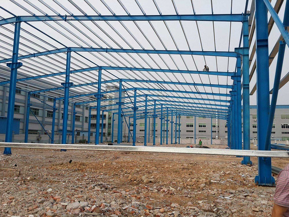 Warehouse Prefab Houses Q235, Q345 Metal Building Logistics Warehouse