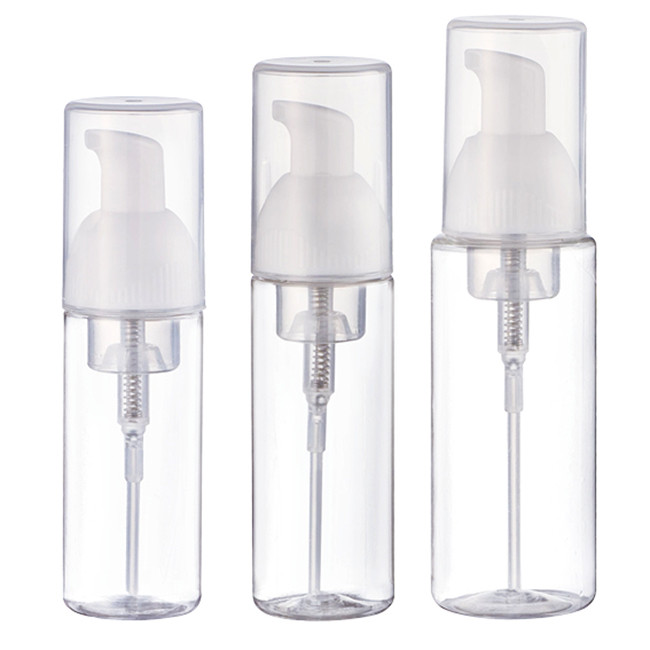 6 Oz 8 Oz 2 Oz Clear Foam Pump Bottle 60ml 50 Ml PET PE