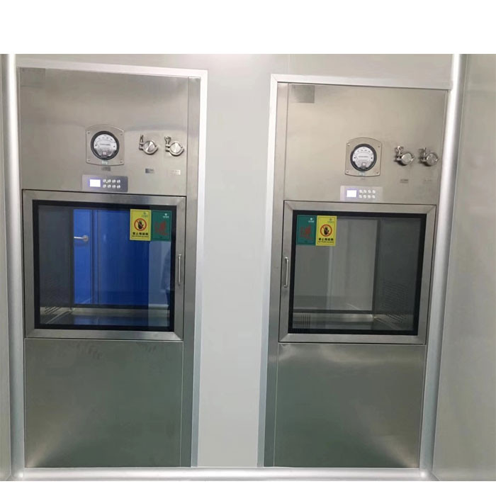 Laminar Flow 230V Pass Box Clean Room , HEPA SS Pass Box Laboratory
