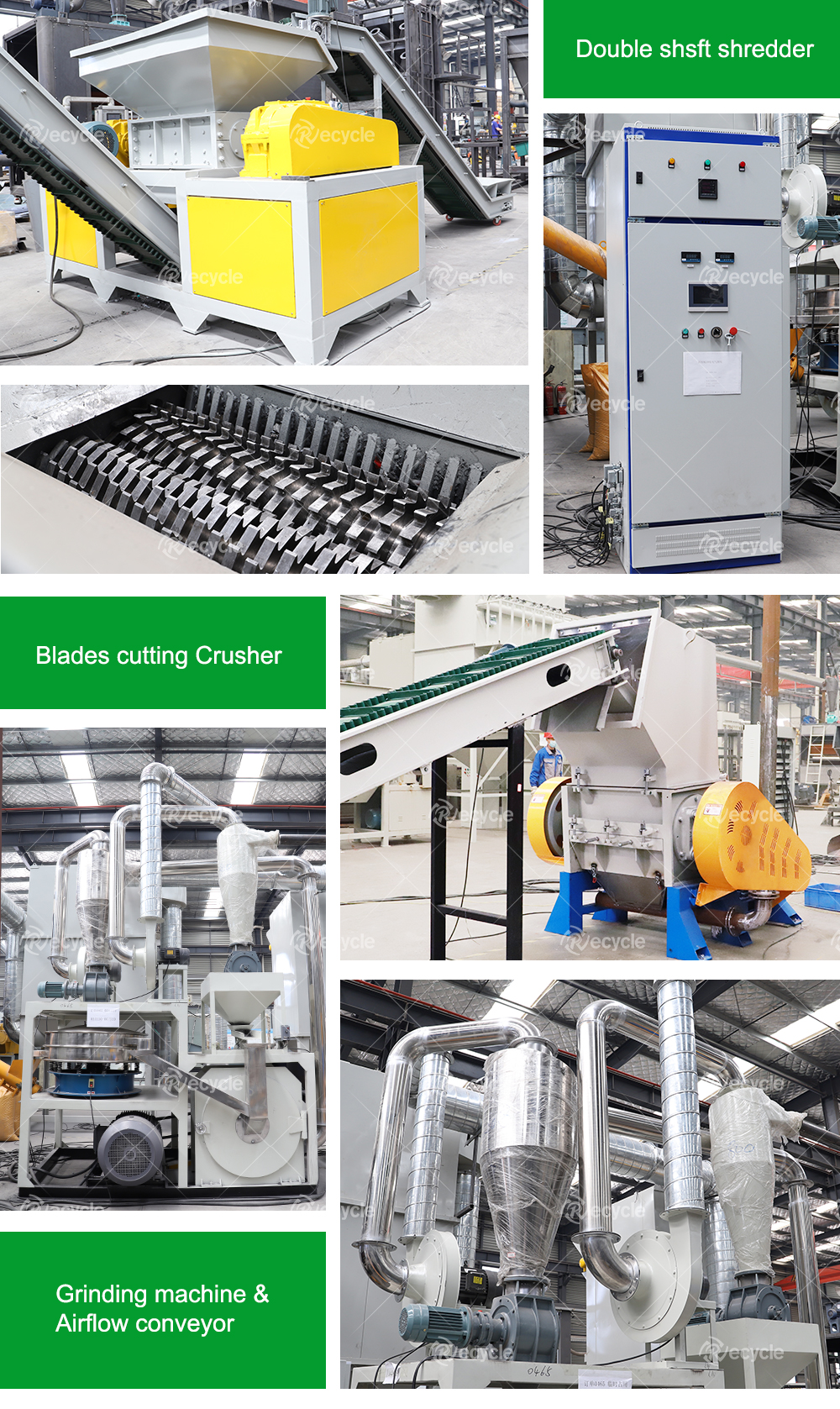 Solar Panel Recycling Production Line / Photovoltaic Solar Panels Recycling Machine