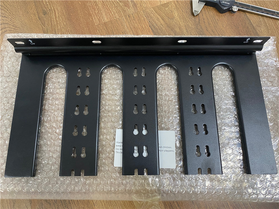 2mm Thick Powder Coated Solid Steel Garage Garden Tool Organizer Rack for Quick Access