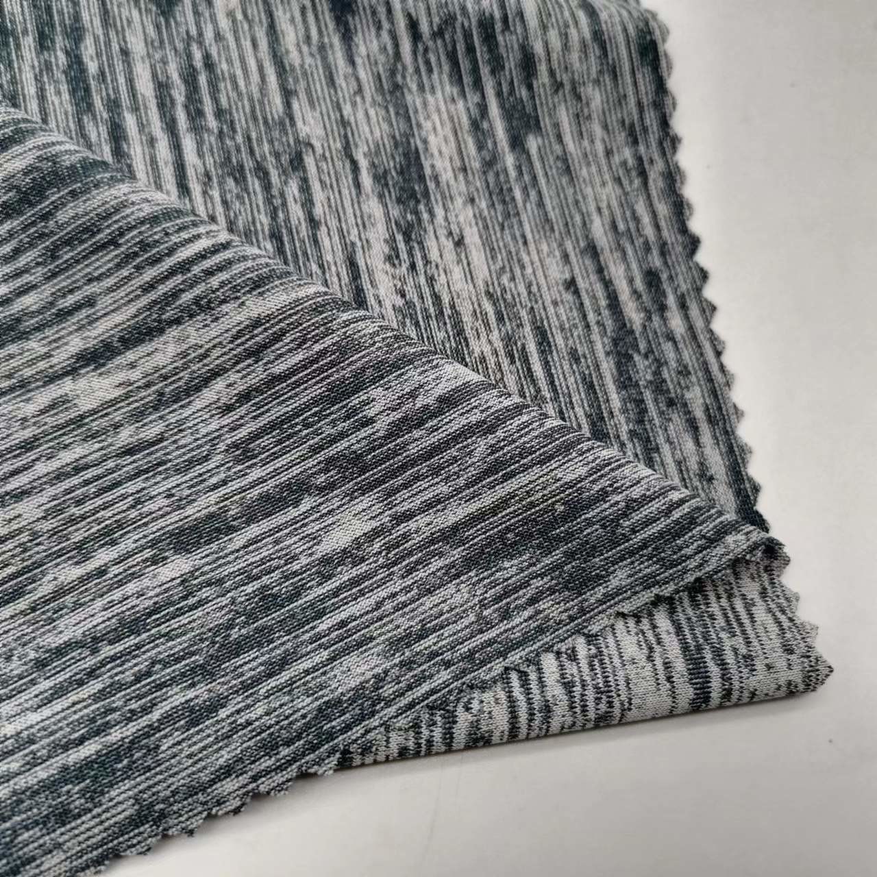 Cationic 150D 40D 90% Polyester 10% Spandex Sportswear Material Fabric UV Proof