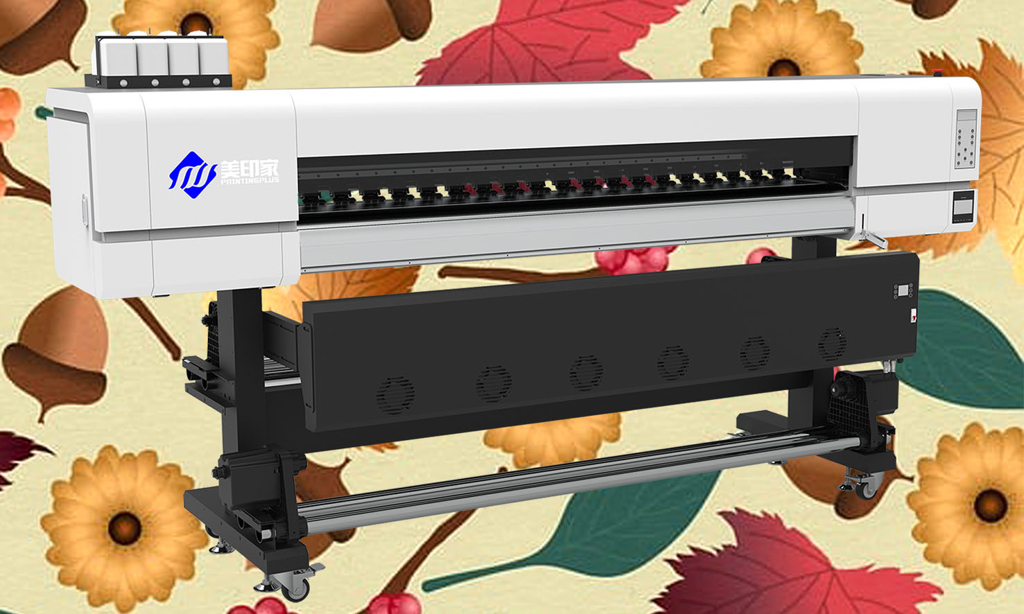 Industrial Dye Sublimation Inkjet Printer L2985xW928xH1573mm Print Speed 4 Pass 35m2/hour 6pass：25m2/hour 8pass：16m2/hour